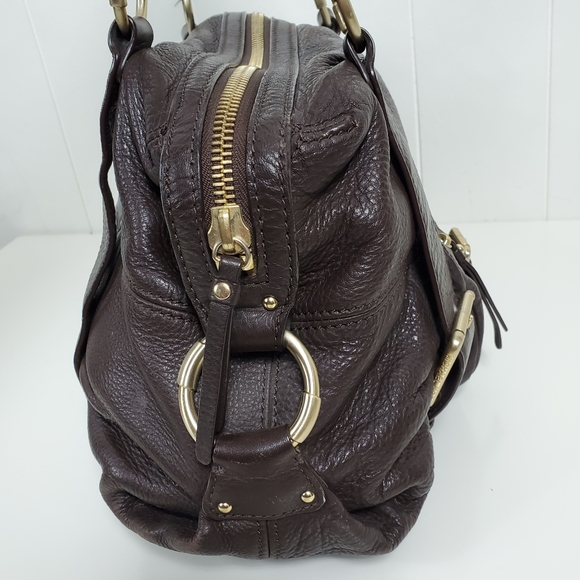 Michael Kors brown textured leather purse - Picture 9 of 14